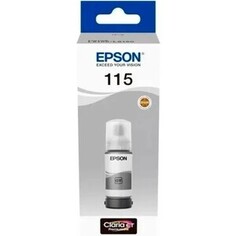 Контейнер с чернилами Epson 115 C13T07D54A, 70 мл, 2300 к., серый