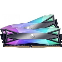 Память оперативная ADATA 16GB (2 x 8Gb) DDR4 UDIMM, XPG SPECTRIX D60, 4133MHz CL19-23-23, 1.4V, RGB + Серый Радиатор AX4U41338G19J-DT60