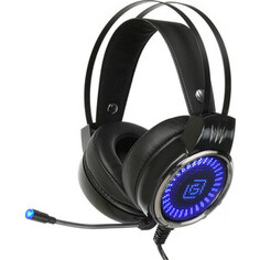 Наушники с микрофоном Oklick HS-L700G INFINITY черный 2.2м мониторные оголовье (1102308)