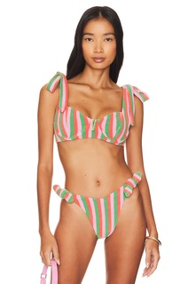 Топ BEACH RIOT Blair, цвет Palm Beach Stripe