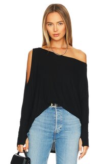 Топ Michael Lauren Deuce Oversized, черный