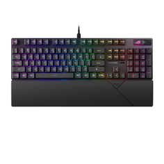 Игровая клавиатура Asus ROG Strix Scope II RX, RX Blue, ABS, английская раскладка, черный