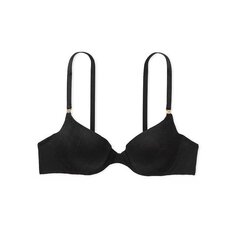 Бюстгальтер Victoria&apos;s Secret Icon Very Sexy Smooth Logo Lace Push-Up Demi, черный