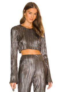 Топ House of Harlow 1960 x REVOLVE Lidia, цвет Gunmetal