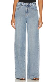 Джинсы WeWoreWhat Wide Leg, цвет Denim Blue