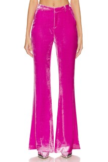 Брюки L&apos;AGENCE Lane Flared Trouser, цвет Hot Pink L'agence