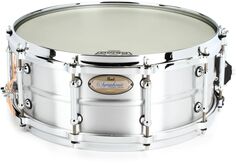 Алюминиевый малый барабан Pearl Symphonic — 5,5 x 14 дюймов, натуральная матовая поверхность