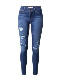 Узкие джинсы LEVIS 710 SUPER SKINNY, синий