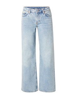 Широкие джинсы Monki, светло-синий