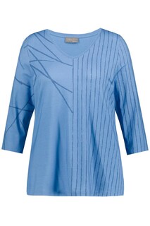 Рубашка Ulla Popken, светло-синий