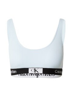 Топ бикини без косточек Calvin Klein, светло-синий