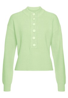 Ночная рубашка Lascana, светло-зеленый