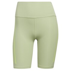 Узкие тренировочные брюки Adidas Optime Trainicons, яблоко/светло-зеленый