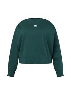 Толстовка Adidas Adicolor Essentials Crew, темно-зеленый