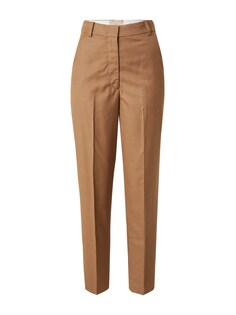 Свободные плиссированные брюки VILA ROUGE JOJO, светло-коричневый