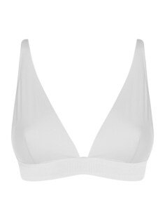 Треугольный бюстгальтер Wolford Triangle Bralette, жемчужно-белый