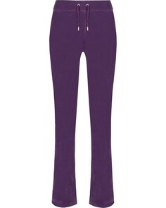 Обычные брюки Juicy Couture Del Ray, темно фиолетовый