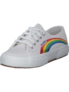 Кроссовки SUPERGA 2750 Rainbow Embroidery S81281W, белый