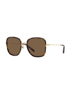 Солнечные очки Tory Burch, карамель/темно-коричневый