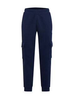 Зауженные брюки-карго Adidas Trefoil Essentials, темно-синий