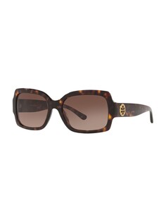 Солнечные очки Tory Burch, светло-коричневый/темно-коричневый