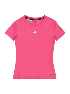 Рубашка для выступлений Adidas Techfit Aeroready Icons, розовый