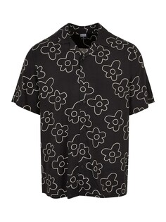 Рубашка на пуговицах стандартного кроя Urban Classics, черный