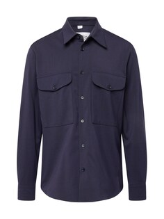 Рубашка на пуговицах стандартного кроя Studio Seidensticker Studio, темно-синий