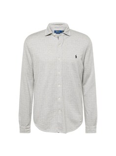 Рубашка на пуговицах стандартного кроя Polo Ralph Lauren, серый/светло-серый