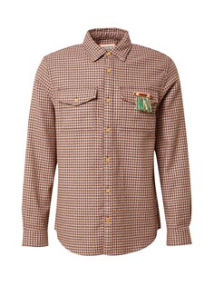 Рубашка на пуговицах стандартного кроя Scotch &amp; Soda, коричневый