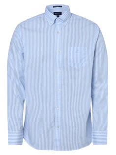 Рубашка на пуговицах стандартного кроя Gant, светло-синий