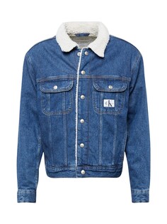 Межсезонная куртка Calvin Klein 90s Sherpa, синий