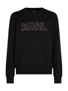 Толстовка Karl Lagerfeld Studded Karl, черный
