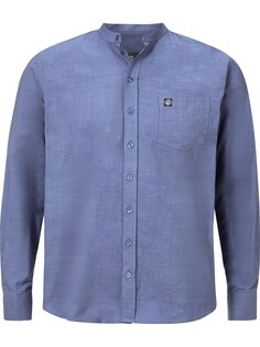 Рубашка на пуговицах стандартного кроя Jan Vanderstorm Kallu, дымчатый синий