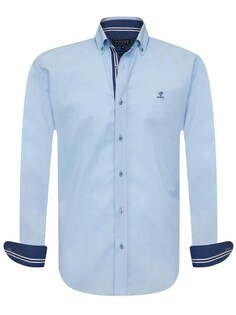 Рубашка на пуговицах стандартного кроя Sir Raymond Tailor Patty, темно-синий/светло-голубой