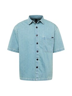 Комфортная рубашка на пуговицах River Island, синий