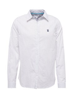 Рубашка на пуговицах стандартного кроя BURTON MENSWEAR LONDON, белый