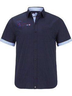 Комфортная рубашка на пуговицах Jan Vanderstorm Fynnjard, синий