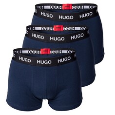 Обычные боксеры HUGO, темно-синий
