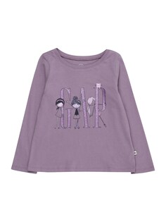 Рубашка Gap, пастельно-фиолетовый/светло-фиолетовый