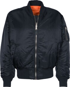 Межсезонная куртка Alpha Industries, ночной синий/неоново-оранжевый