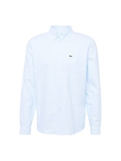 Рубашка на пуговицах стандартного кроя Lacoste, светло-синий
