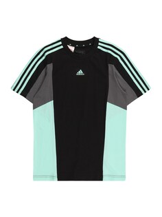 Рубашка для выступлений Adidas Colorblock 3-Stripes Fit, черный