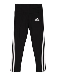 Узкие тренировочные брюки Adidas 3-Stripes, черный