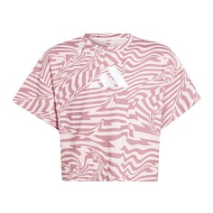 Рубашка для выступлений ADIDAS PERFORMANCE Aeroready Print, розовый