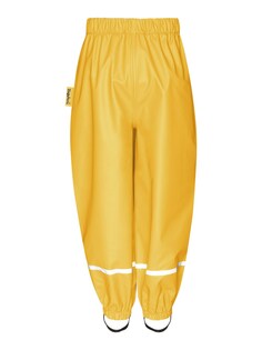 Зауженные спортивные брюки PLAYSHOES, желтый