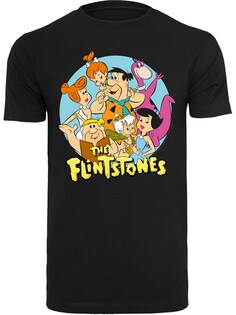 Футболка F4Nt4Stic The Flintstones Group Circle, черный