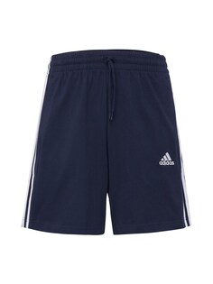 Обычные тренировочные брюки Adidas Essentials 3-Stripes, темно-синий