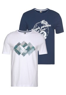 Рубашка для выступлений Ocean Sportswear, темно-синий/белый