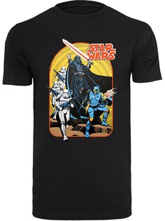 Футболка F4Nt4Stic Star Wars Vintage Comic Scene, черный